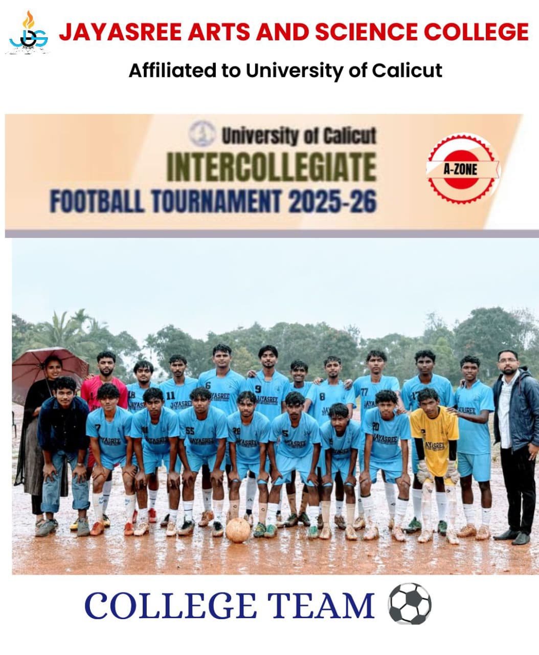 INTER COLLEGIATE FOOTBALL TOURNAMENT 2025-26