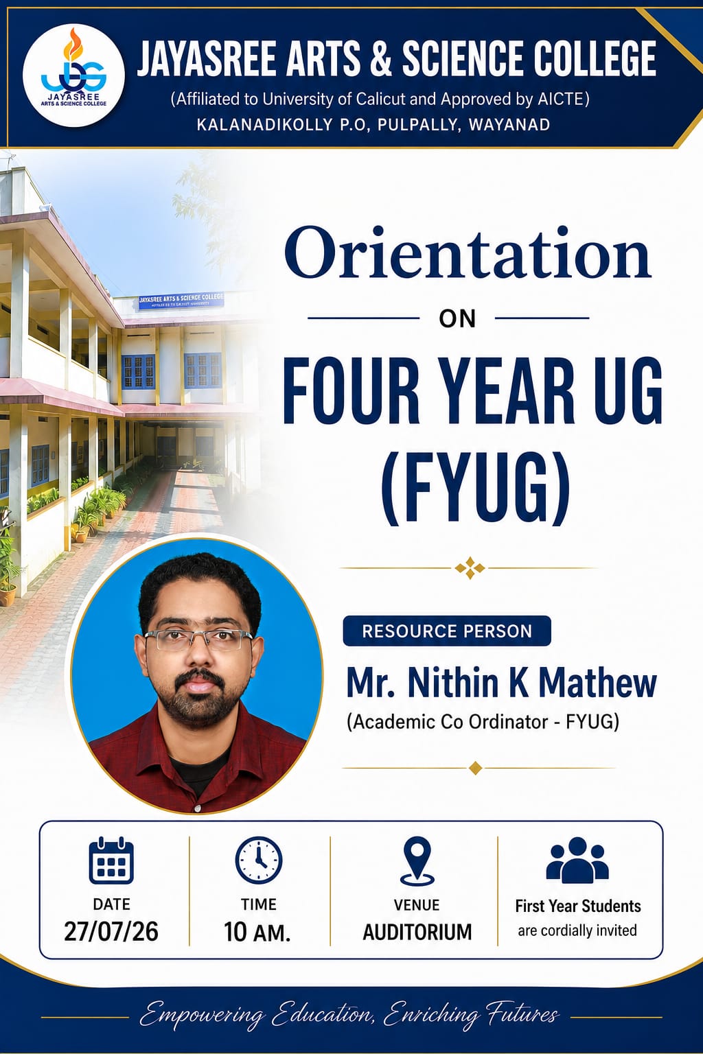 ORIENTATION SESSIONS…….